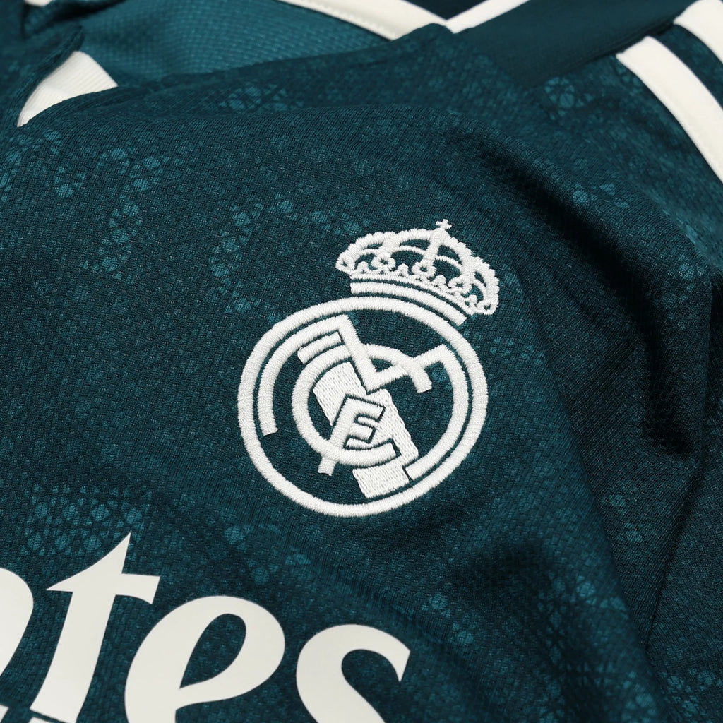 Men's Replica Real Madrid Long Sleeve Away Jersey 26/27