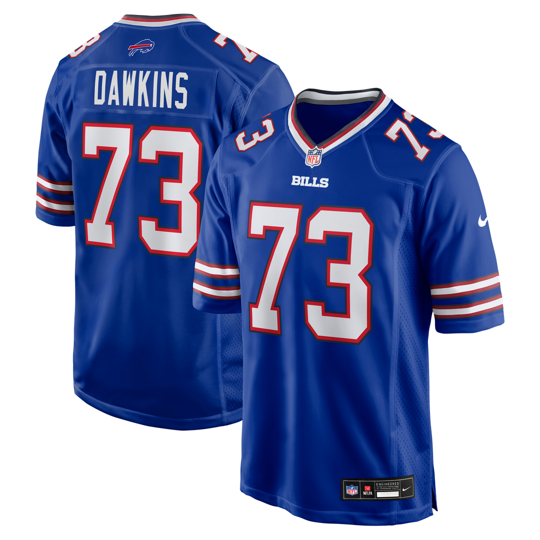 Men's Buffalo Bills Dion Dawkins Gray Nickel City