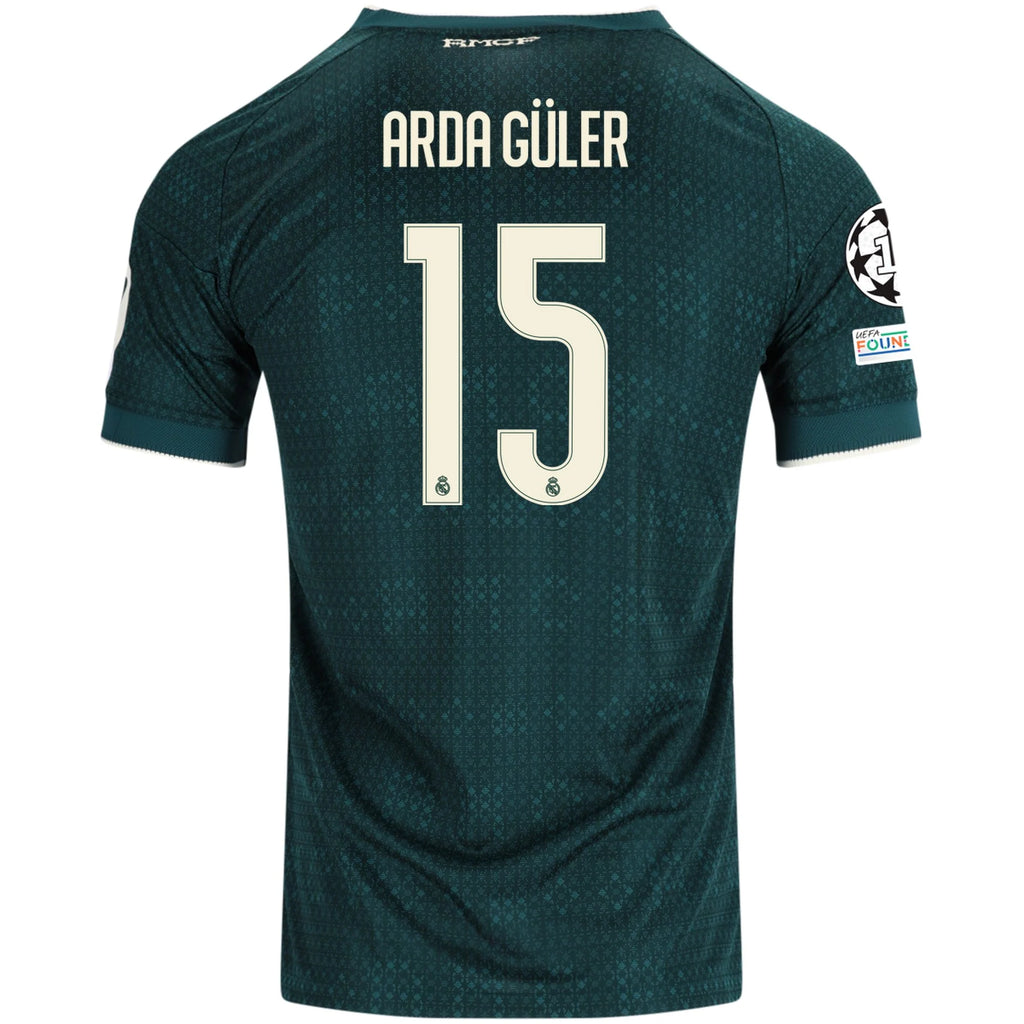 Men's Authentic Arda Guler Real Madrid Away Jersey 26/27