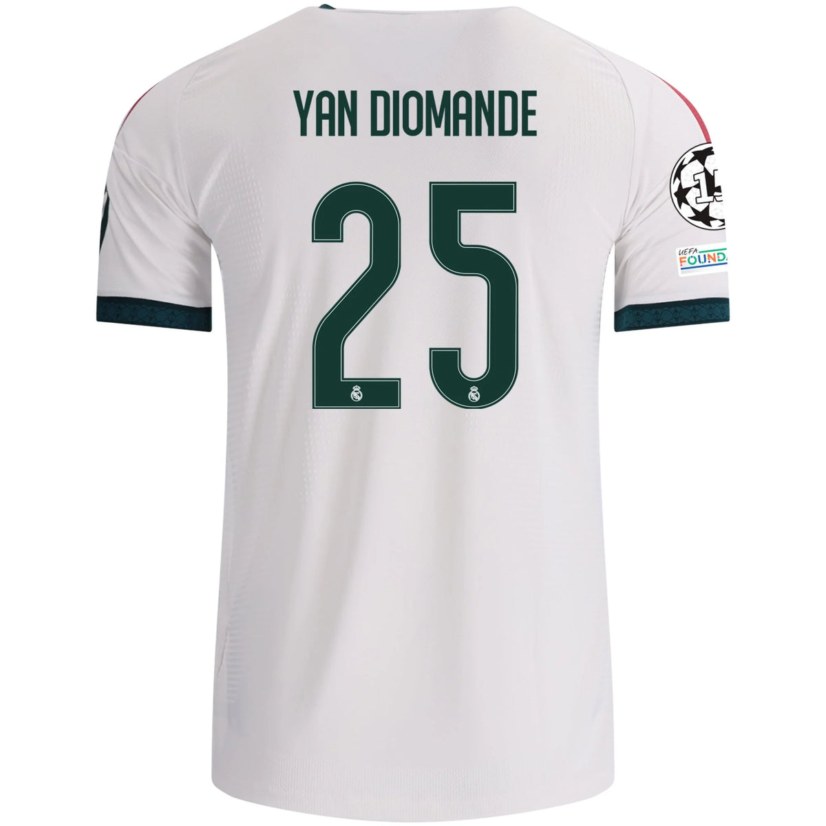 Men's Authentic Yan Diomande Real Madrid Home Jersey 26/27