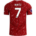 Men's Replica Wirtz Liverpool Home Jersey 26/27
