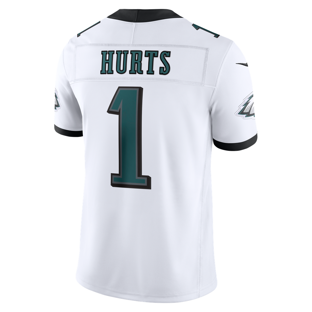 Men's Philadelphia Eagles Jalen Hurts Midnight Green Team Vapor F.U.S.E. Stitched
