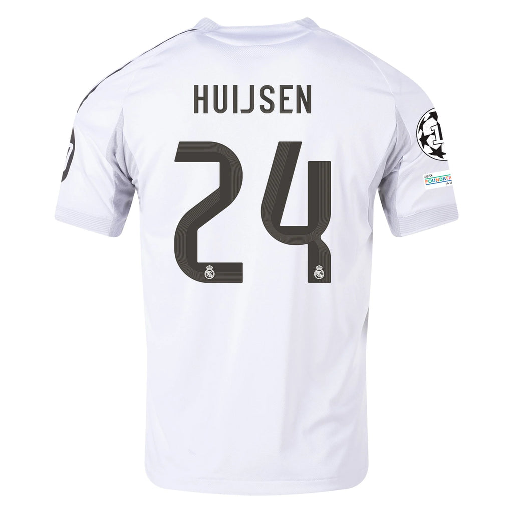 Men's Authentic Huijsen Real Madrid Home Jersey 25/26