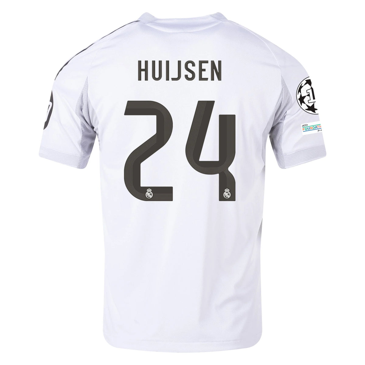 Men's Authentic Huijsen Real Madrid Home Jersey 25/26