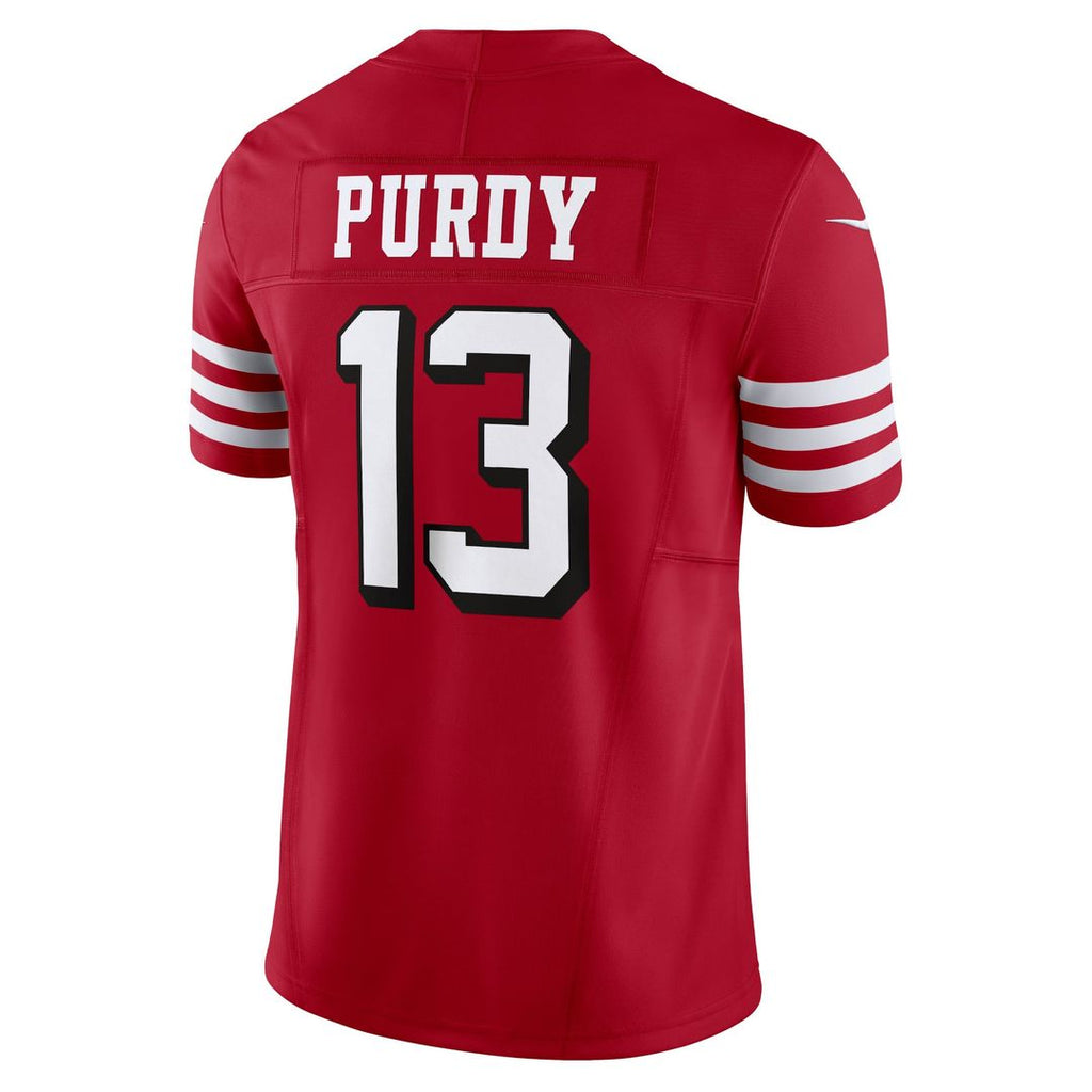Men's San Francisco 49ers Brock Purdy White Vapor F.U.S.E.