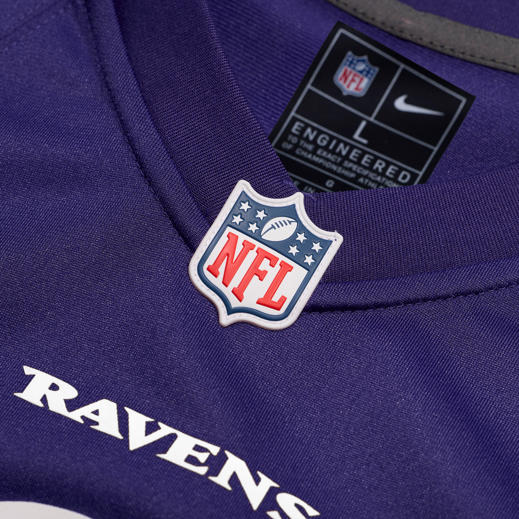 Men's Baltimore Ravens Jamal Lewis Purple Game Retired Player Jersey