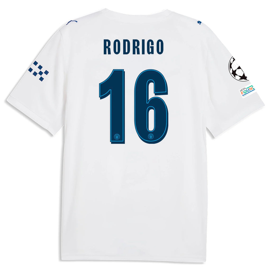 Men's Replica Rodrigo Manchester City Third Jersey 26/27 UCL
