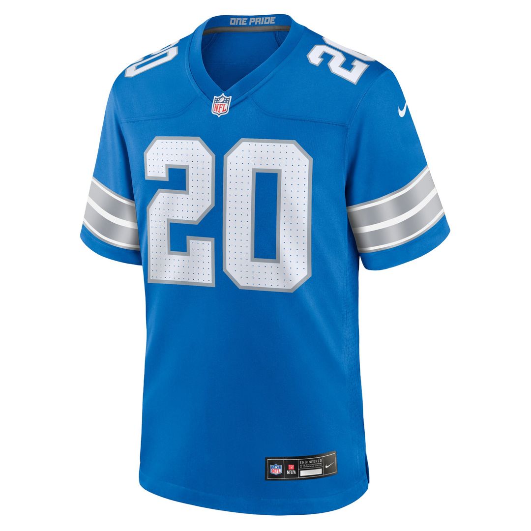 Men's Detroit Lions Barry Sanders Black 2nd Alternate Retired Player