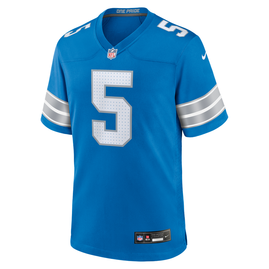 Men's Detroit Lions Teddy Bridgewater Blue Team