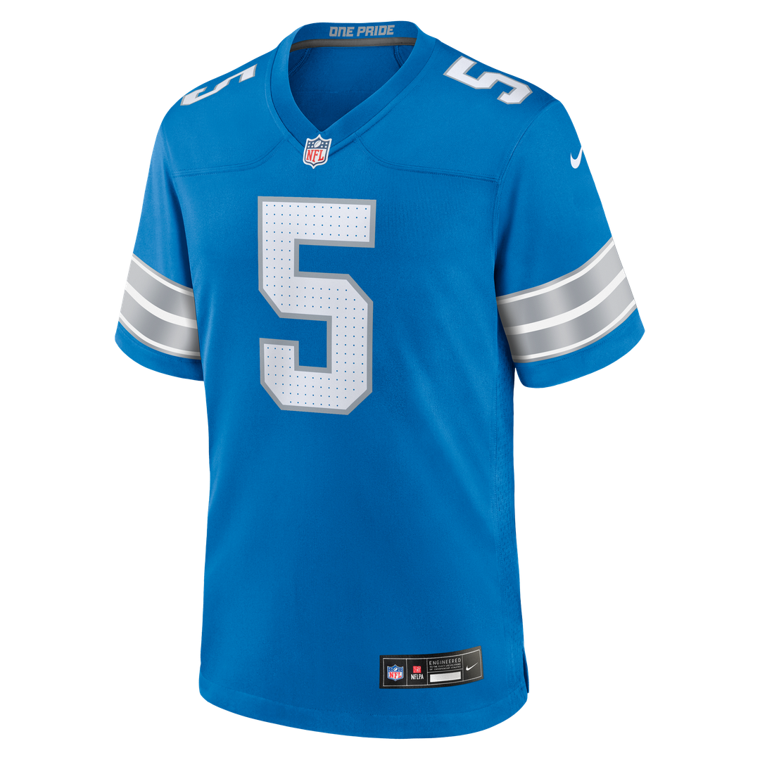 Men's Detroit Lions Teddy Bridgewater Blue Team