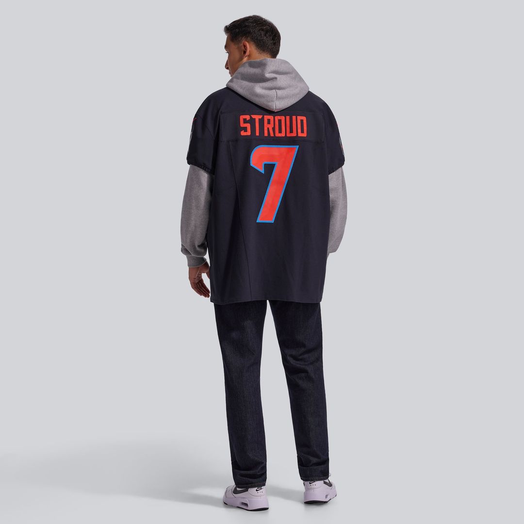 Men's Houston Texans C.J. Stroud Navy Alternate 2 Vapor F.U.S.E. Elite Jersey