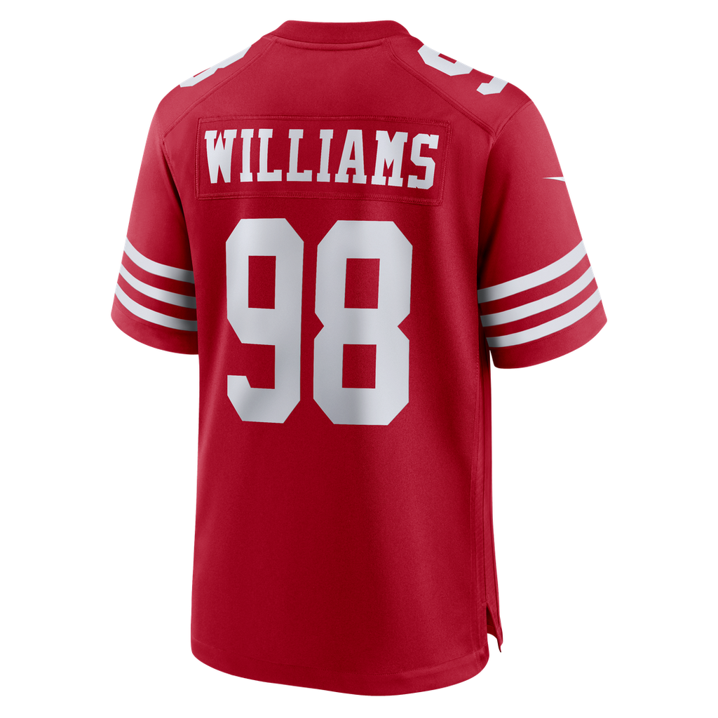 Men's San Francisco 49ers Mykel Williams Scarlet Team