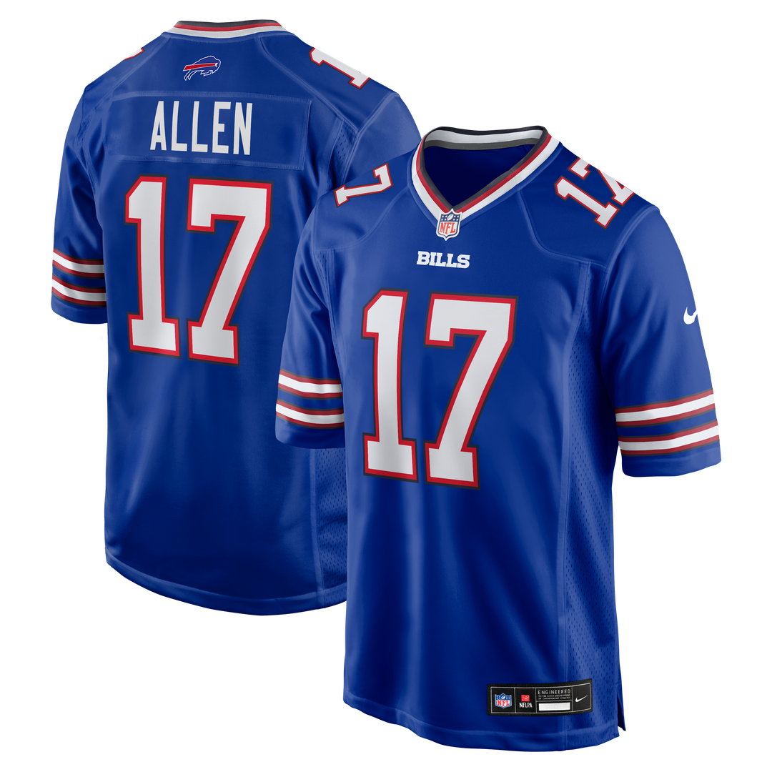 Men's Buffalo Bills Josh Allen Red Alternate Game Player Jersey
