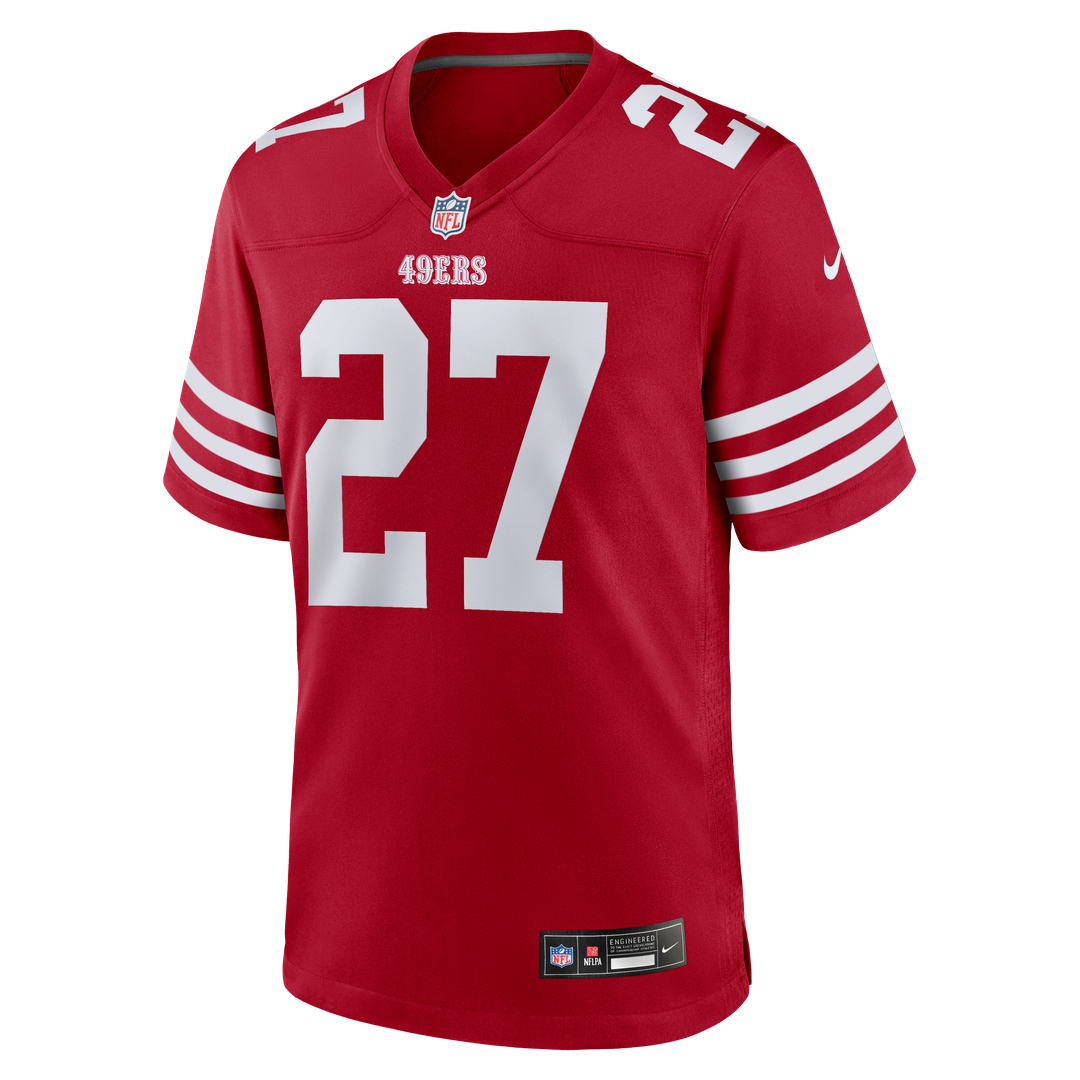 Men's San Francisco 49ers Ji'Ayir Brown Scarlet Team