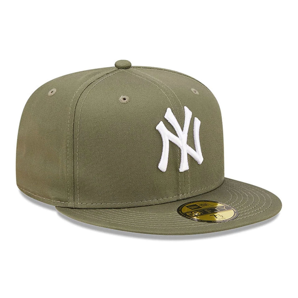 New York Yankees MLB League Essential 59FIFTY Fitted New Era Olive/White