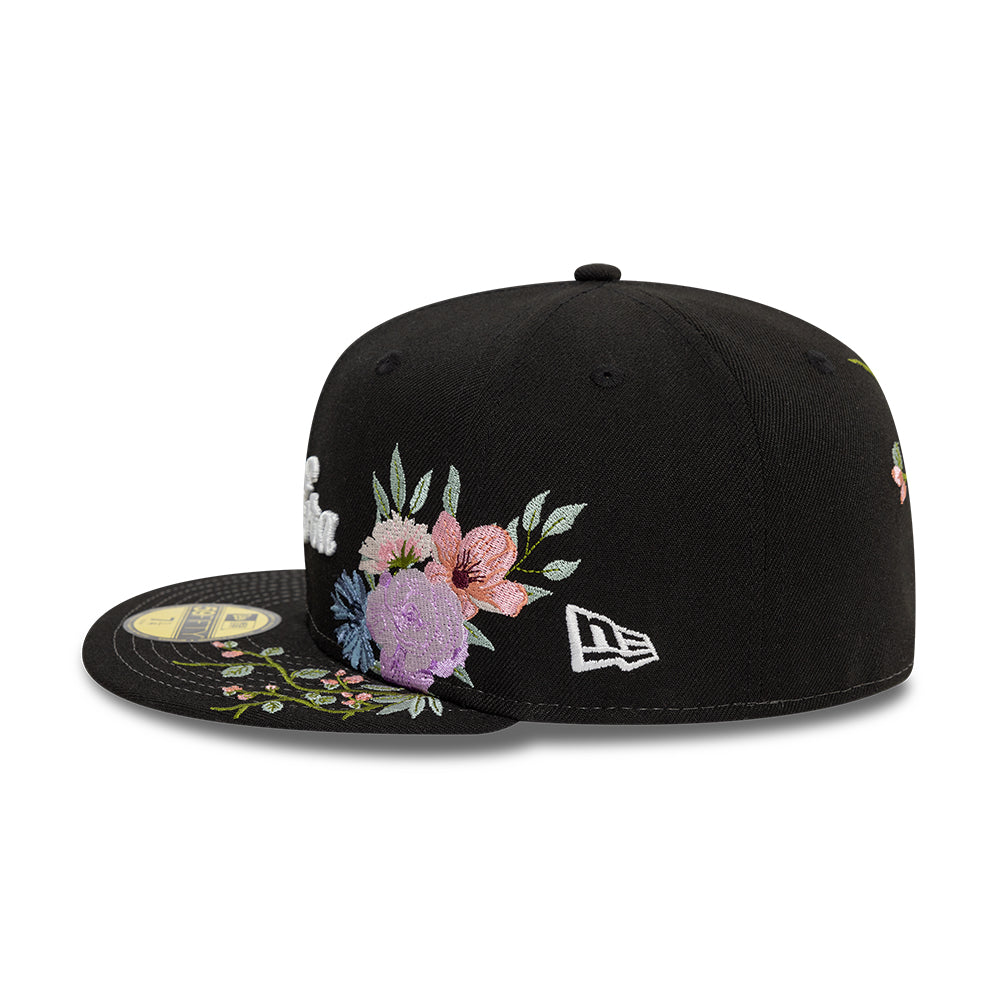 Branded New Era MLB Floral 59Fifty New Era Black/White