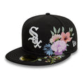 Chicago White Sox MLB Floral 59Fifty New Era Black/White