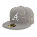 Atlanta Braves MLB Zodiac 59FIFTY Fitted New Era Grey