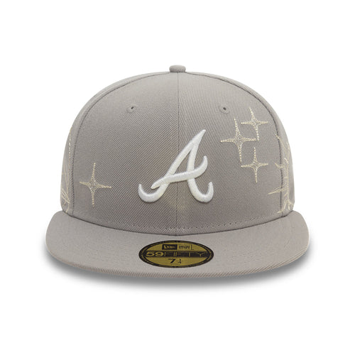 Atlanta Braves MLB Zodiac 59FIFTY Fitted New Era Grey