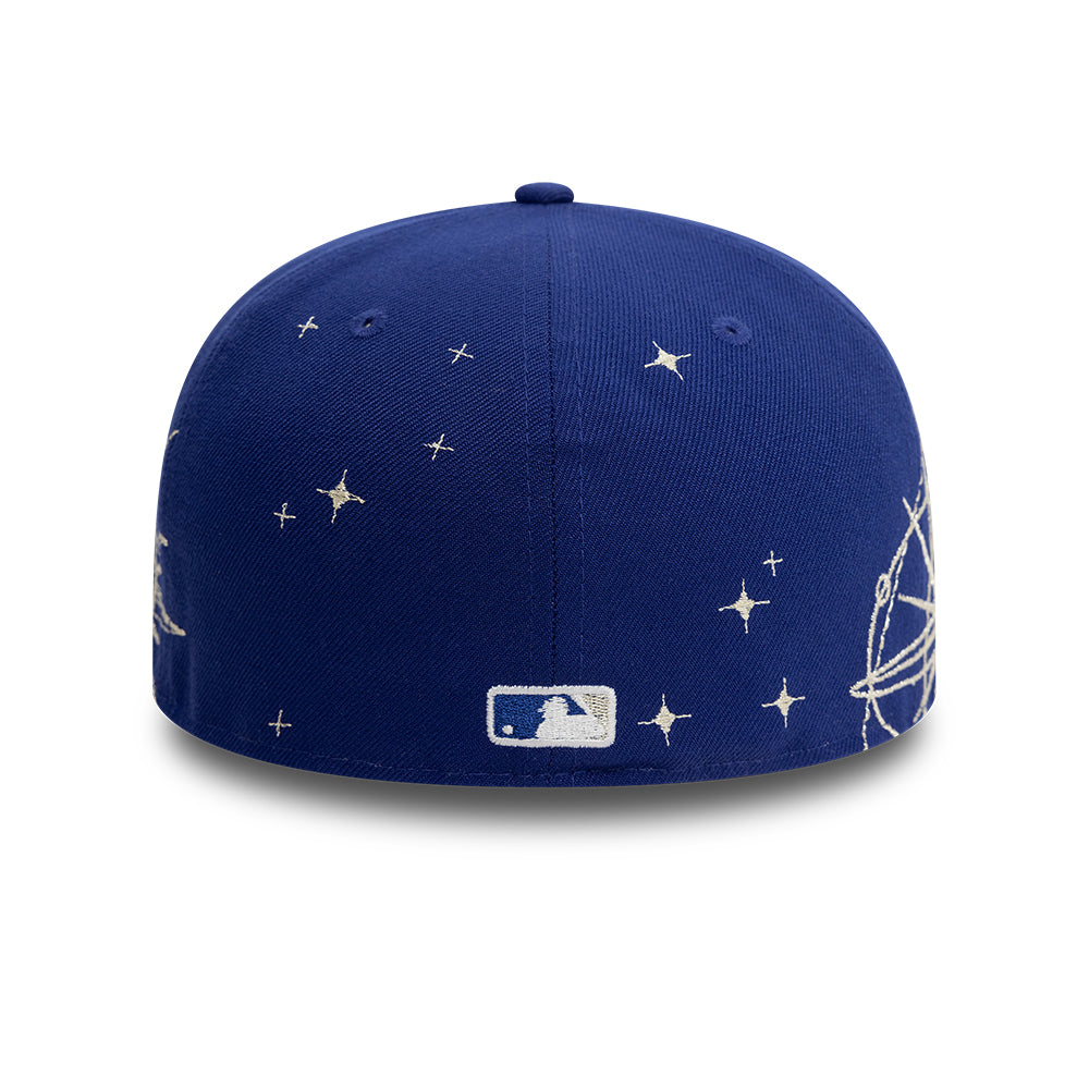 Los Angeles Dodgers MLB Zodiac 59FIFTY Fitted New Era Blue