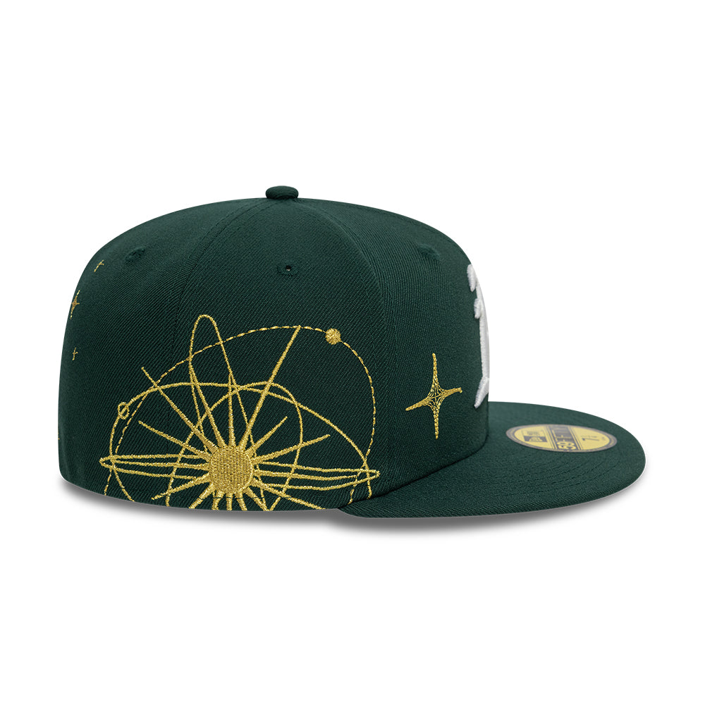 Oakland Athletics MLB Zodiac 59FIFTY Fitted New Era Green
