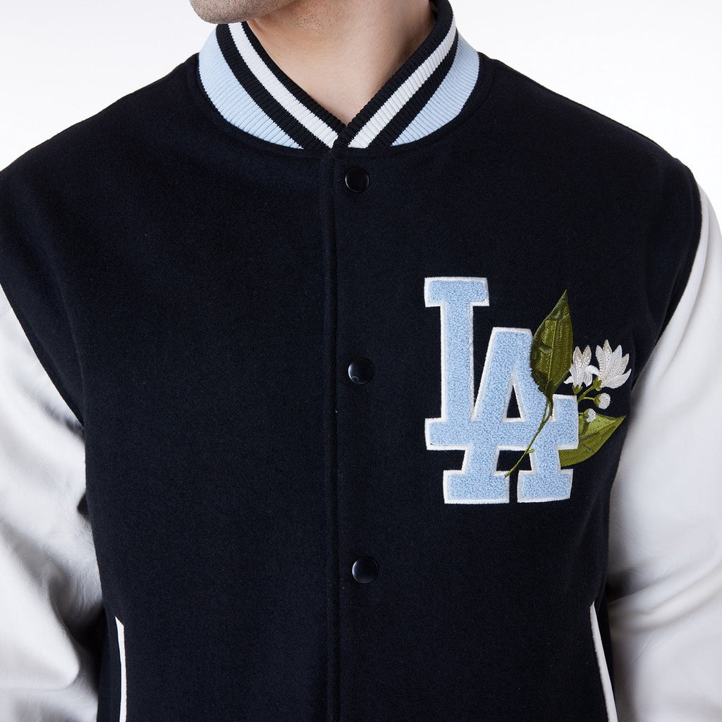 New Era - MLB Floral Varsity Jacket - Los Angeles Dodgers
