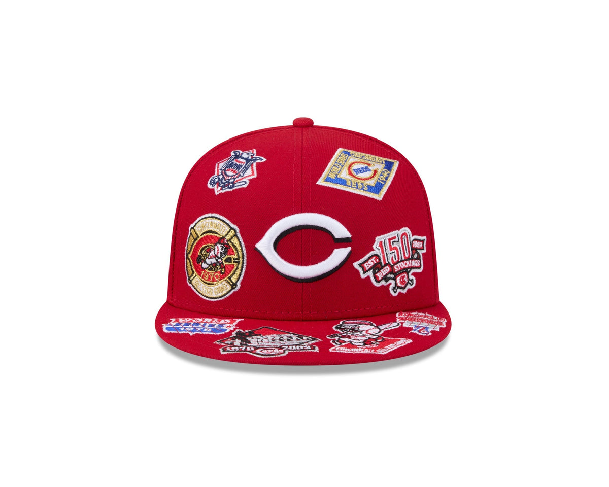 Cincinnati Reds MLB All Over Patch 59FIFTY Fitted New Era