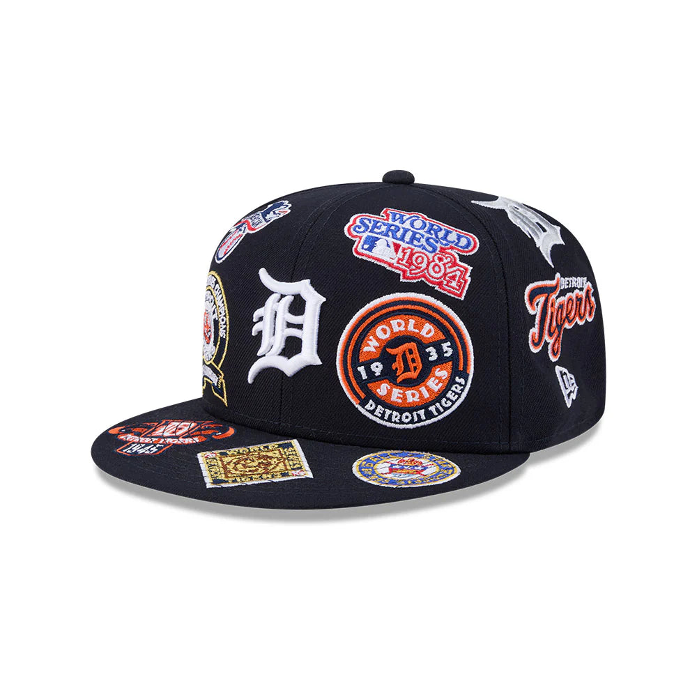 Detroit Tigers MLB All Over Patch 59FIFTY New Era