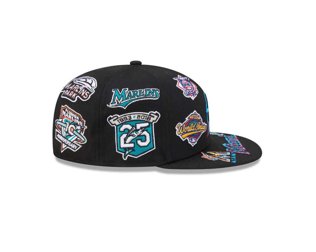 Miami Marlins MLB All Over Patch 59FIFTY New Era