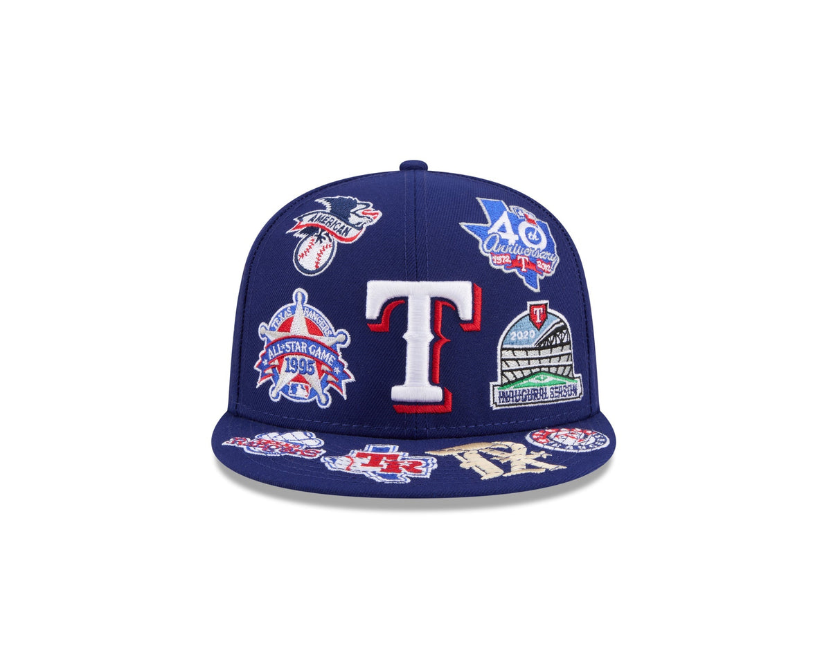 Texas Rangers MLB All Over Patch 59FIFTY Fitted New Era