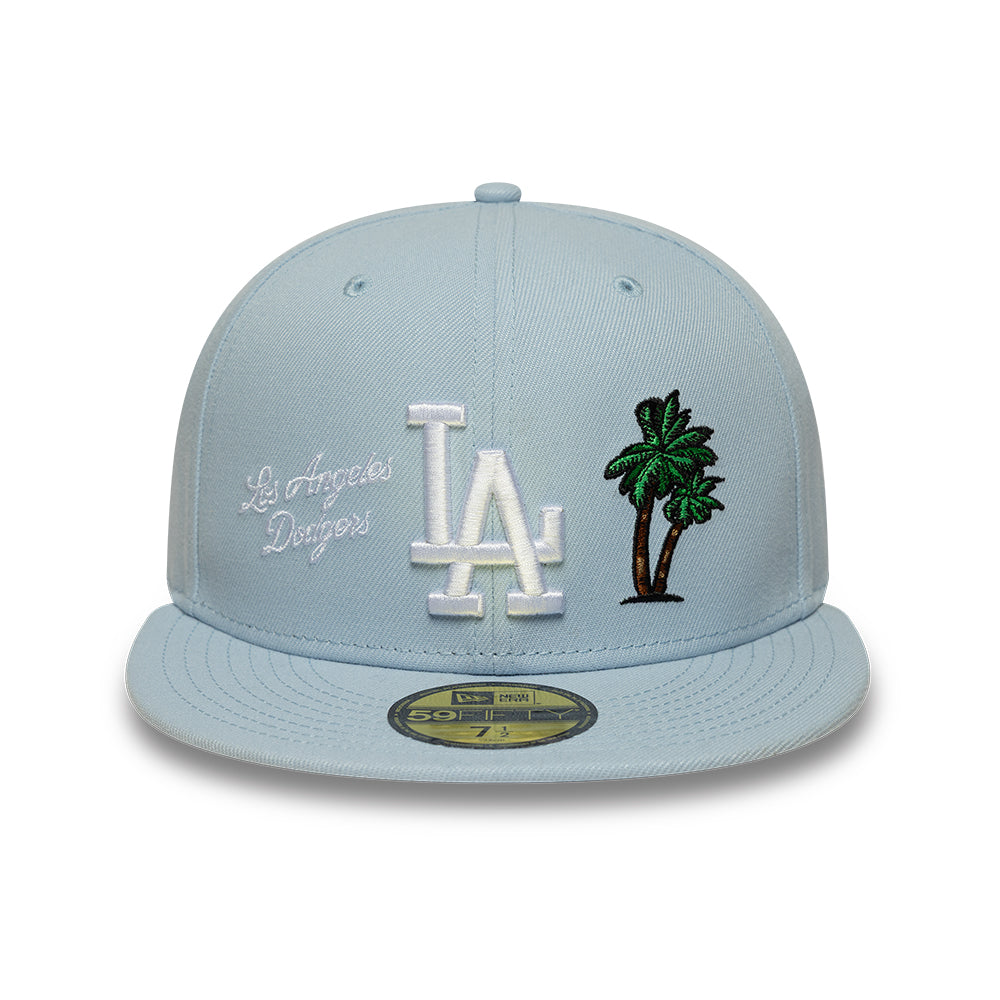 Los Angeles Dodgers MLB Floral 59Fifty New Era Light Blue