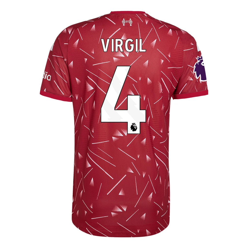 Men's Authentic Virgil Liverpool Home Jersey 26/27