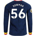 Men's Replica Dowman Arsenal Long Sleeve Away Jersey 26/27