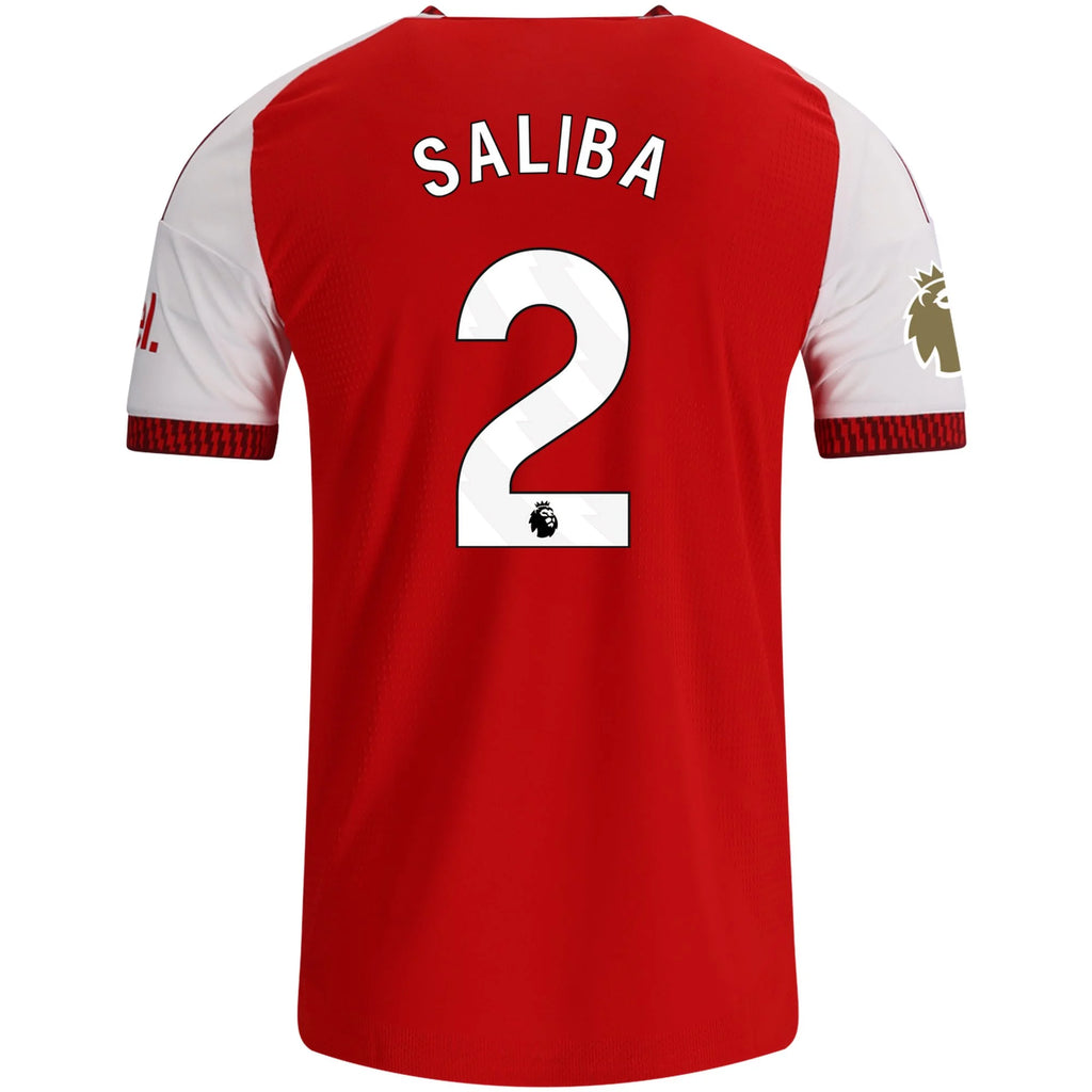 Men's Authentic Saliba Arsenal Home Jersey 26/27