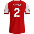 Men's Authentic Saliba Arsenal Home Jersey 26/27