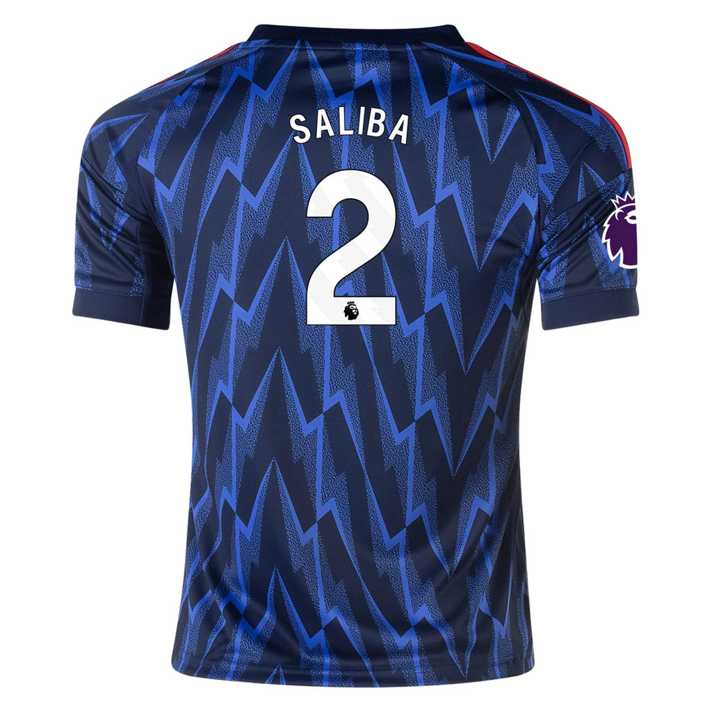 Kid's Replica Saliba Arsenal Away Jersey 25/26