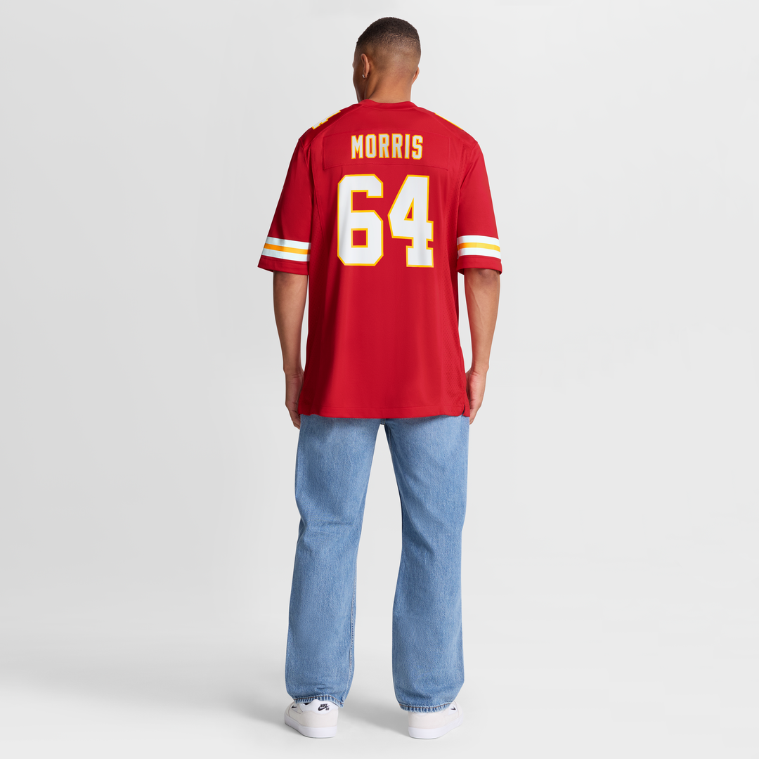 Men's Kansas City Chiefs Wanya Morris Red