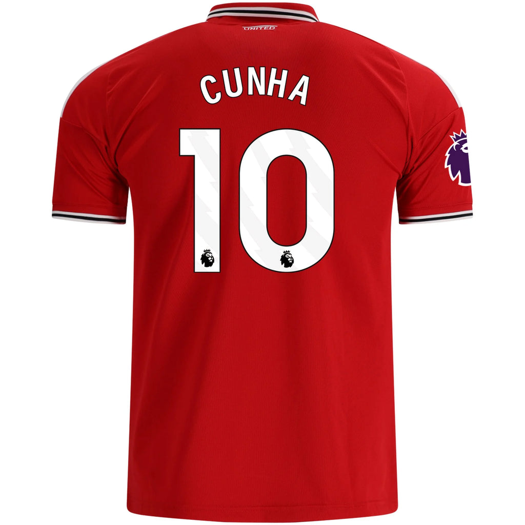 Men's Replica Cunha Manchester United Home Jersey 26/27
