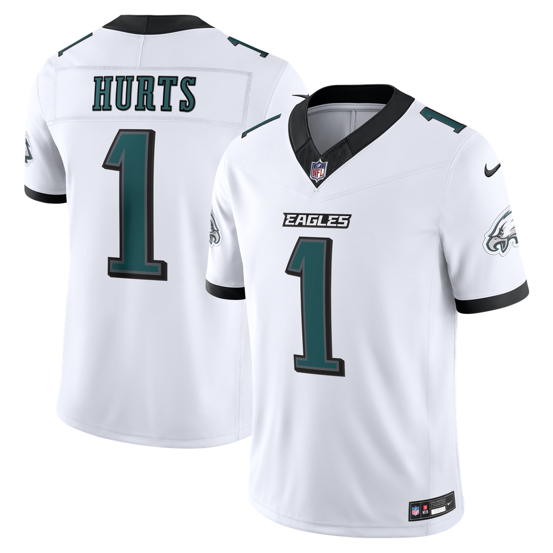 Men's Philadelphia Eagles Jalen Hurts Black Alternate Vapor F.U.S.E. Stitched