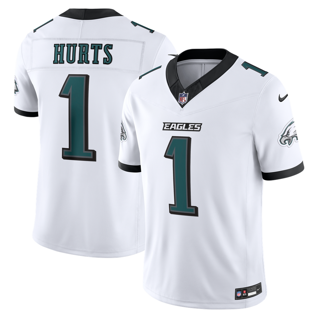 Men's Philadelphia Eagles Jalen Hurts Kelly Green Alternate Vapor F.U.S.E. Stitched