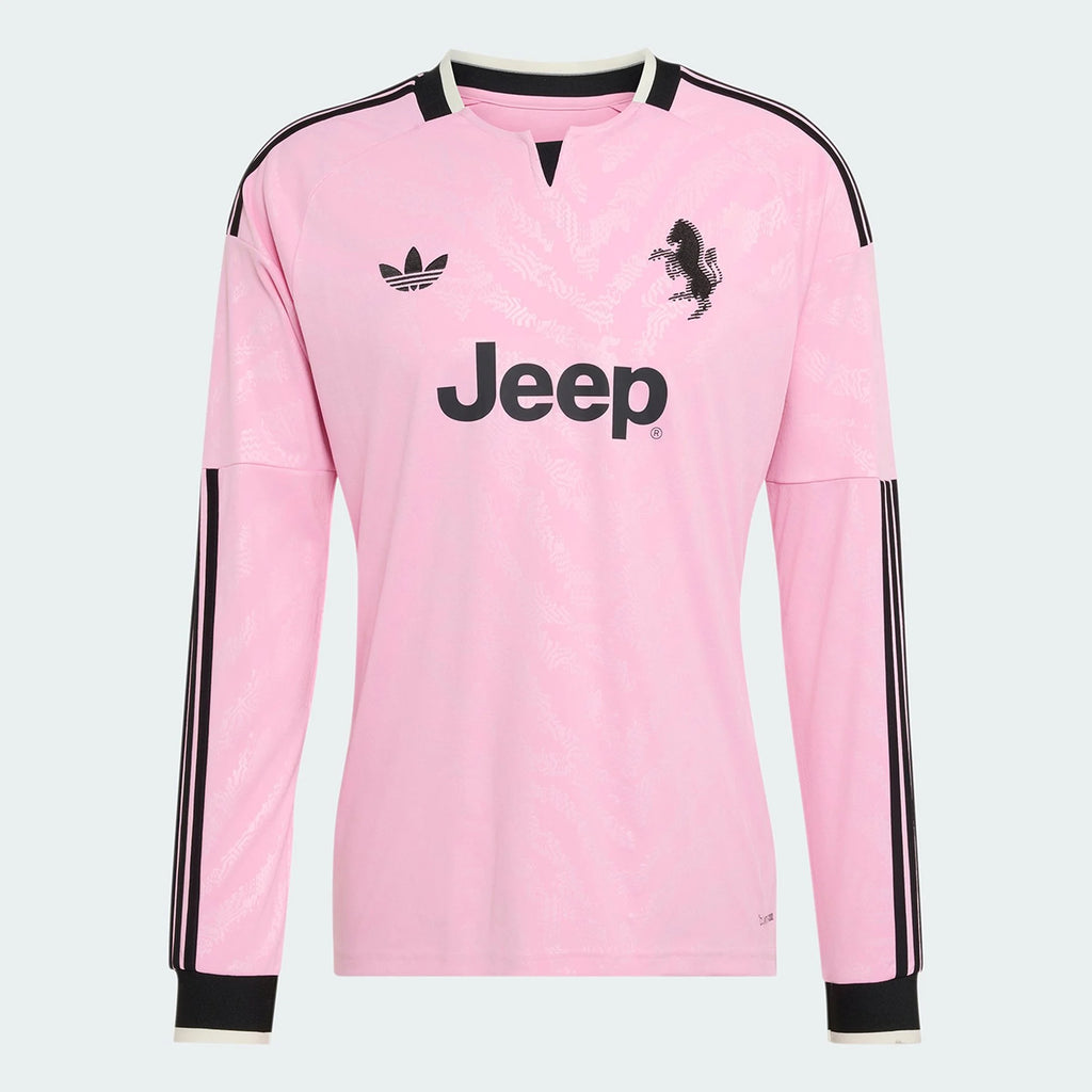 Men's Replica Juventus Long Sleeve Away Jersey 26/27