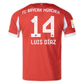 Men's Authentic Luis Diaz Bayern Munich Home Jersey 25/26