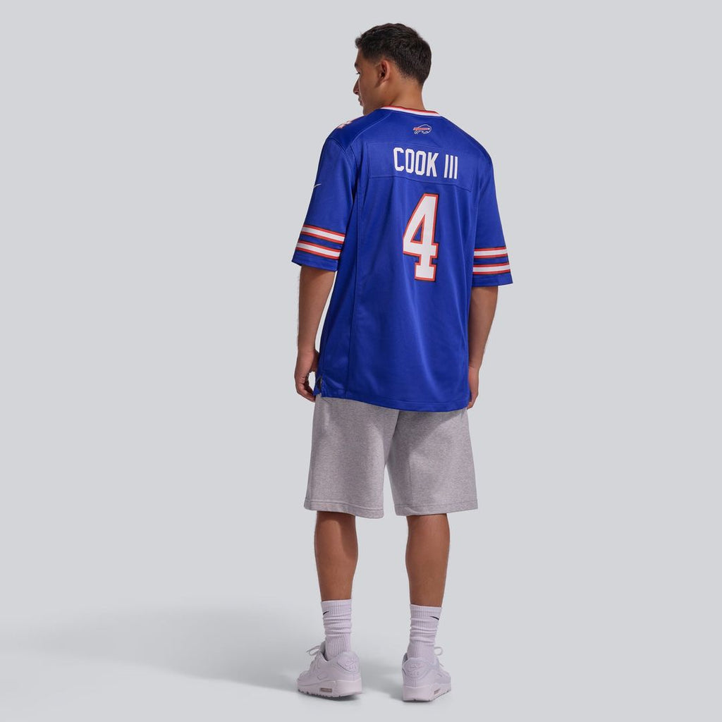 Men's Buffalo Bills James Cook III Gray Nickel City