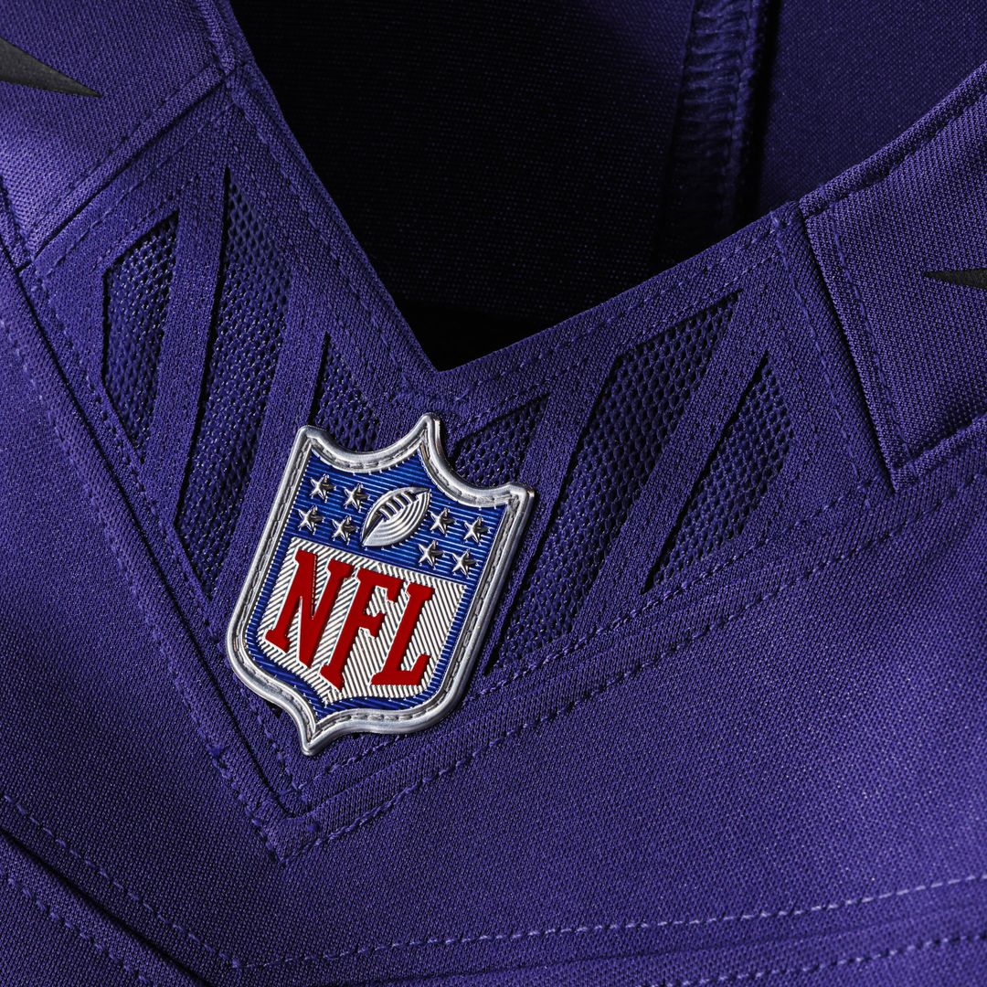 Men's Baltimore Ravens Lamar Jackson White Vapor F.U.S.E. Stitched