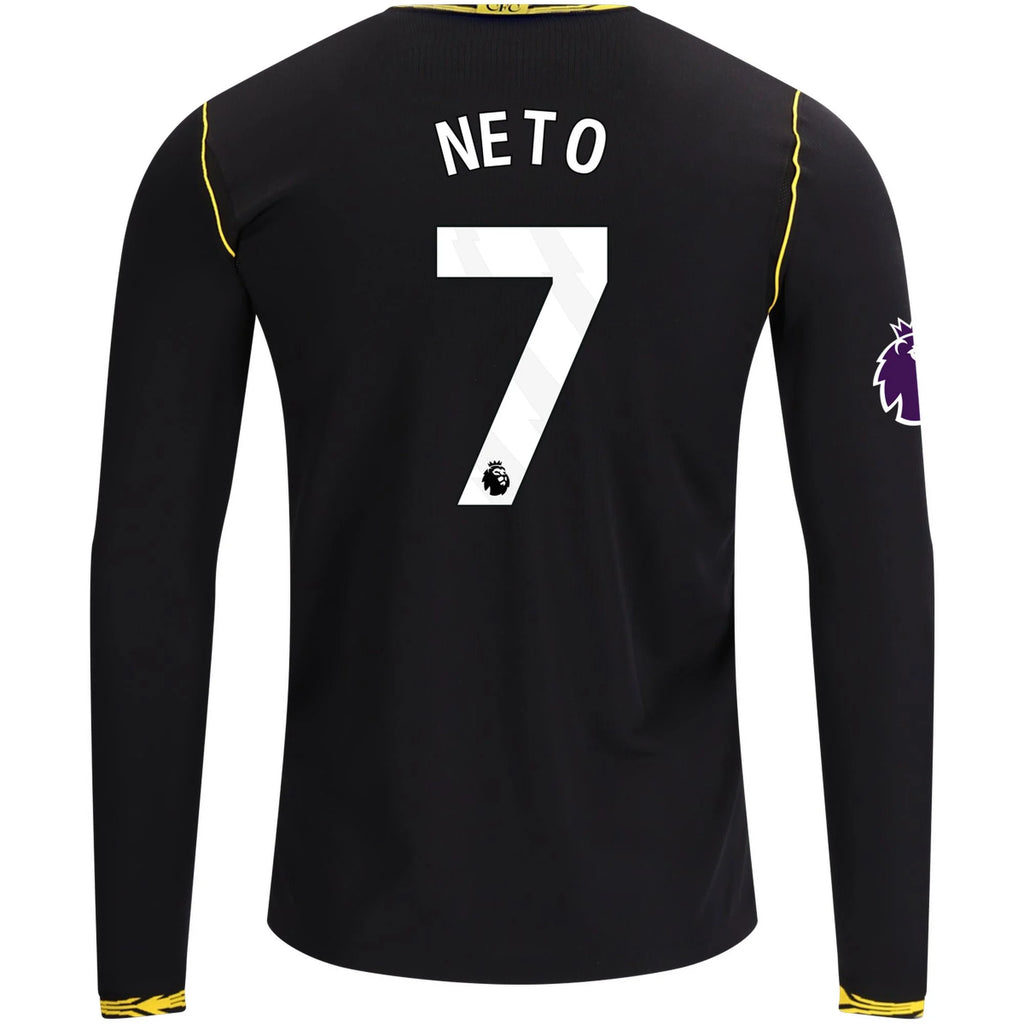 Men's Replica Neto Chelsea Long Sleeve Away Jersey 26/27