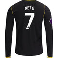 Men's Replica Neto Chelsea Long Sleeve Away Jersey 26/27
