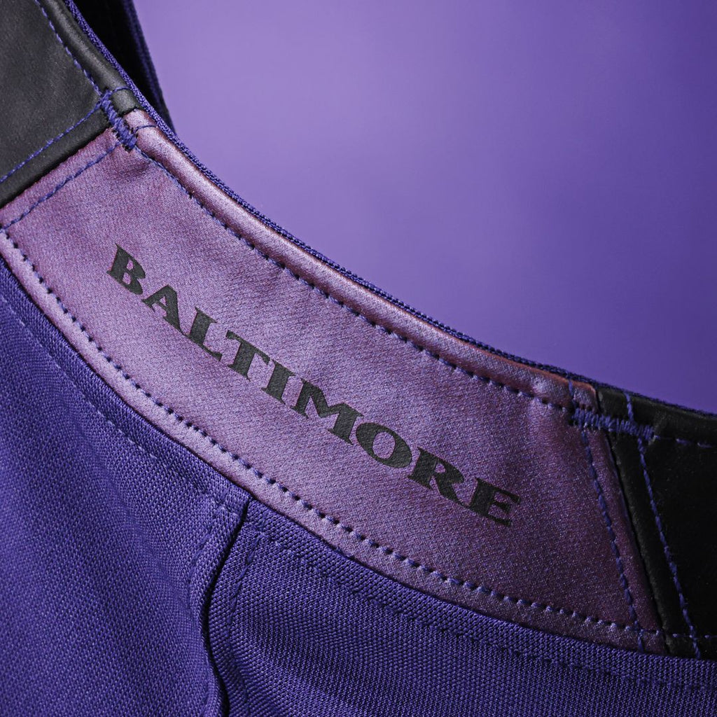 Men's Baltimore Ravens Lamar Jackson Purple Team Vapor F.U.S.E. Stitched