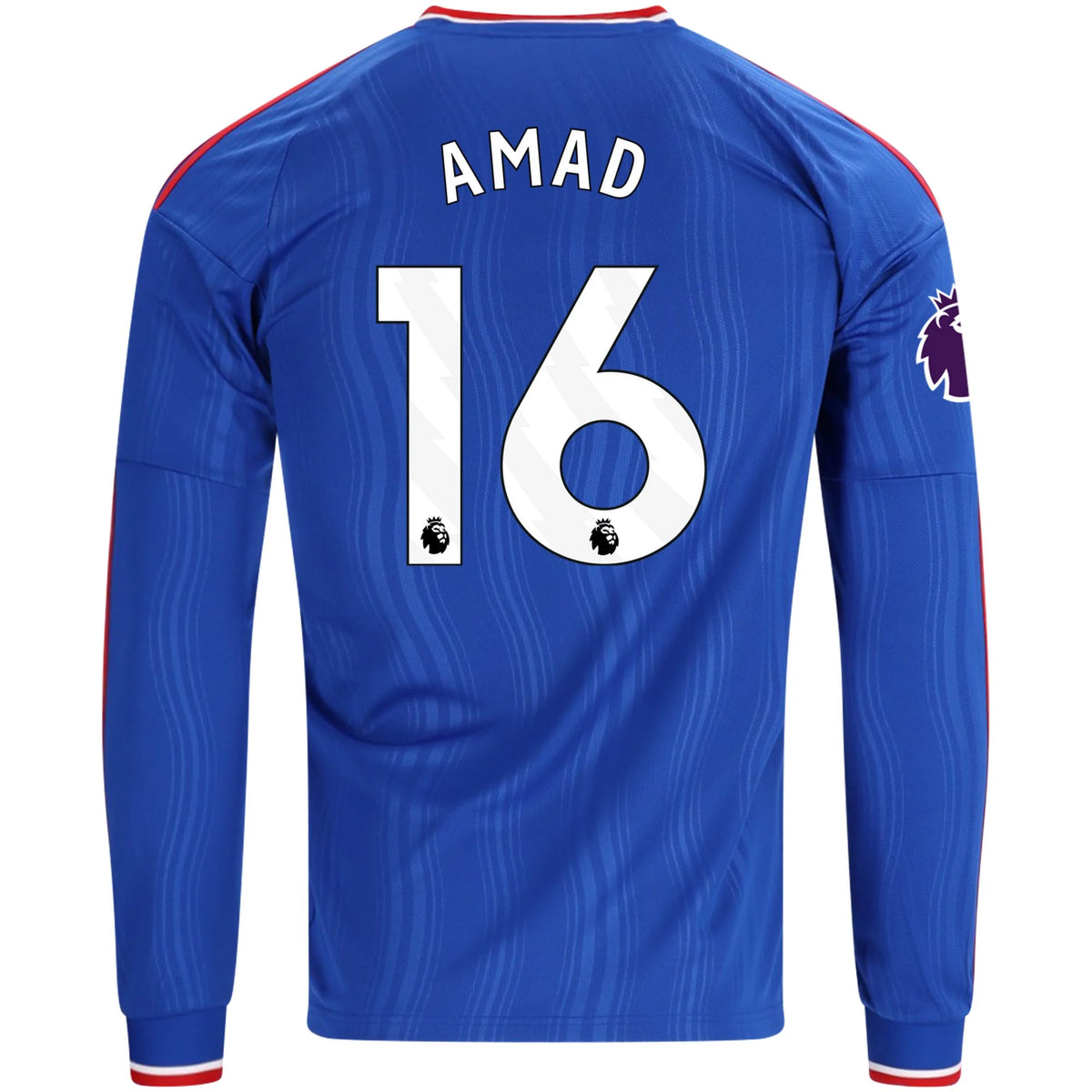 Men's Replica Amad Manchester United Long Sleeve Away Jersey 26/27
