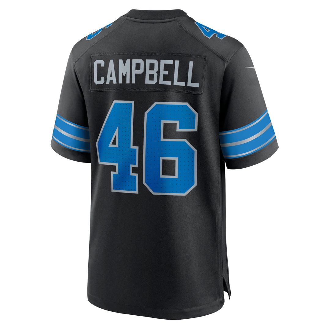 Men's Detroit Lions Jack Campbell Blue