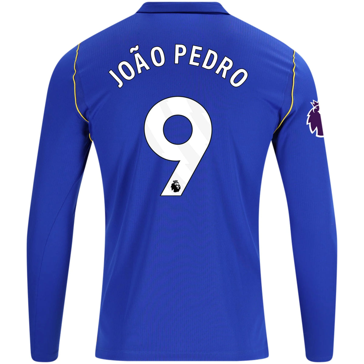 Men's Replica Joao Pedro Chelsea Long Sleeve Home Jersey 26/27